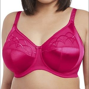 Elomi Cate Side Support Underwire Bra in Red Size UK 36GG/US 36J